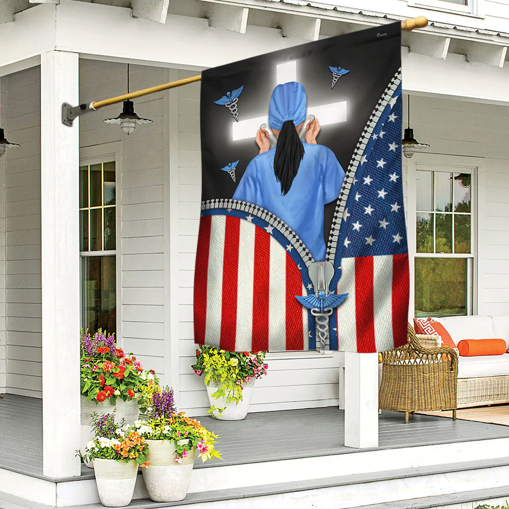 Nurse American Flag MLN312Fv1