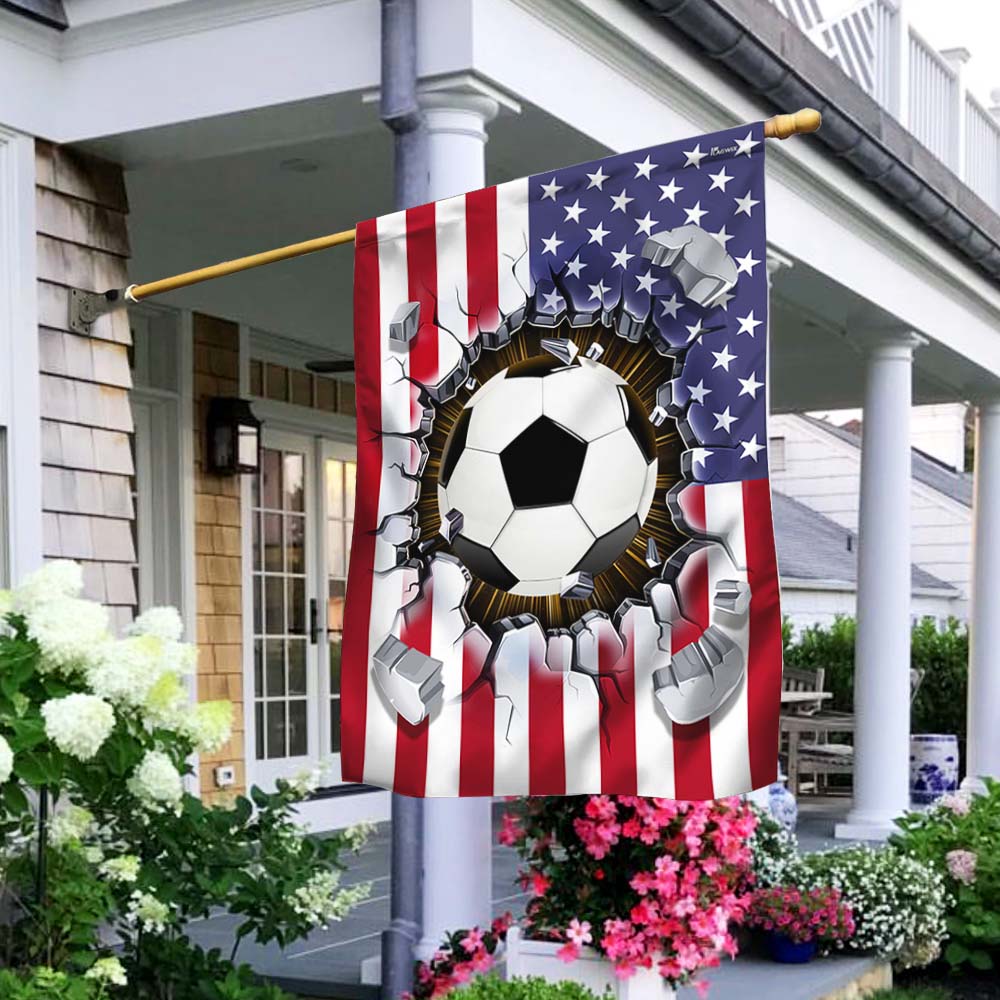 Soccer American Flag