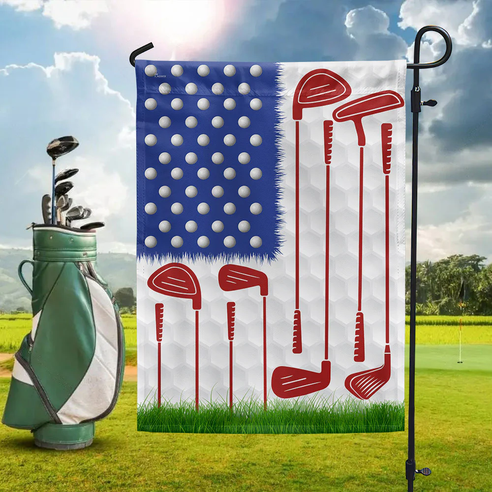 Golf American Flag