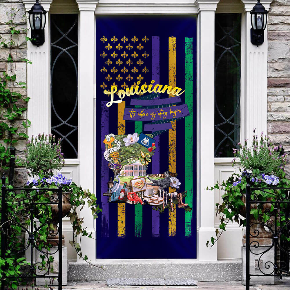 Louisiana, It's Where My Story Begins Door Cover