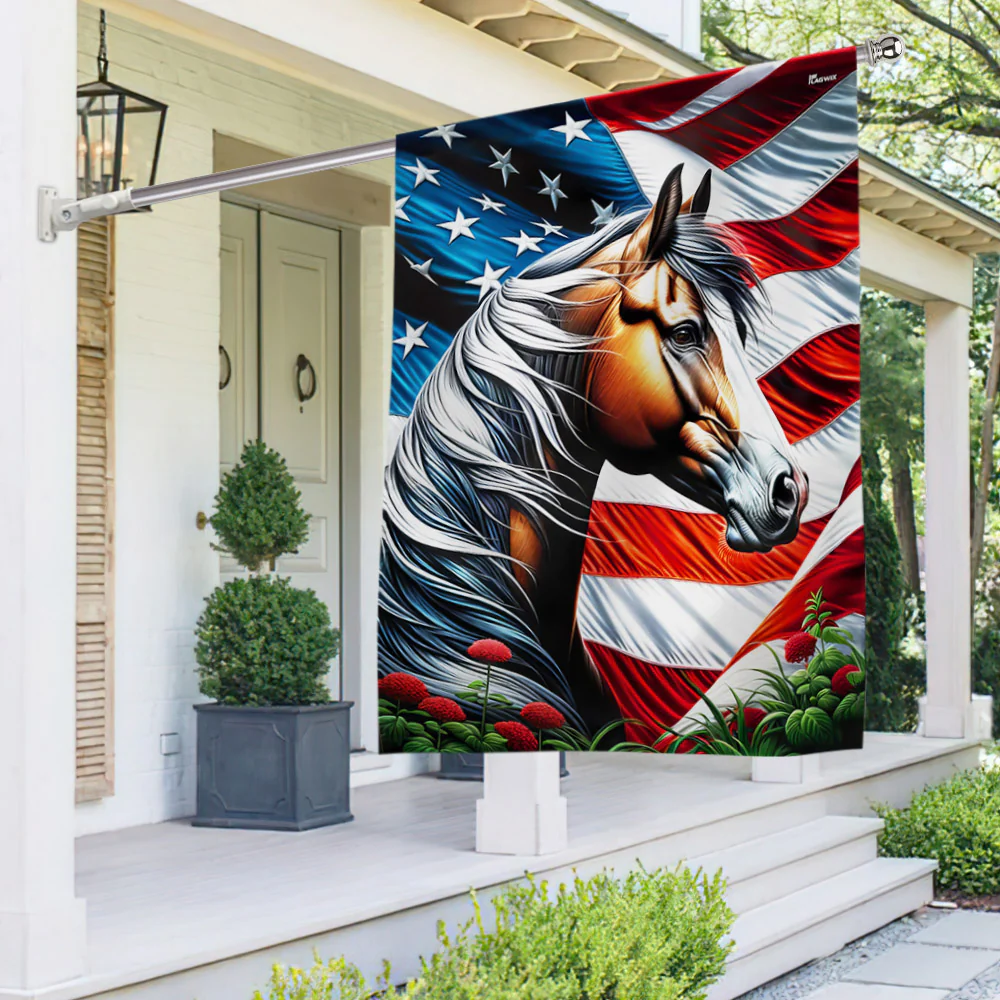 Bimipi  Patriot Horse American Flag