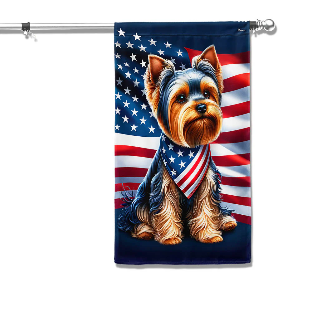 Bimipi  Patriot Yorkshire Terrier American Flag
