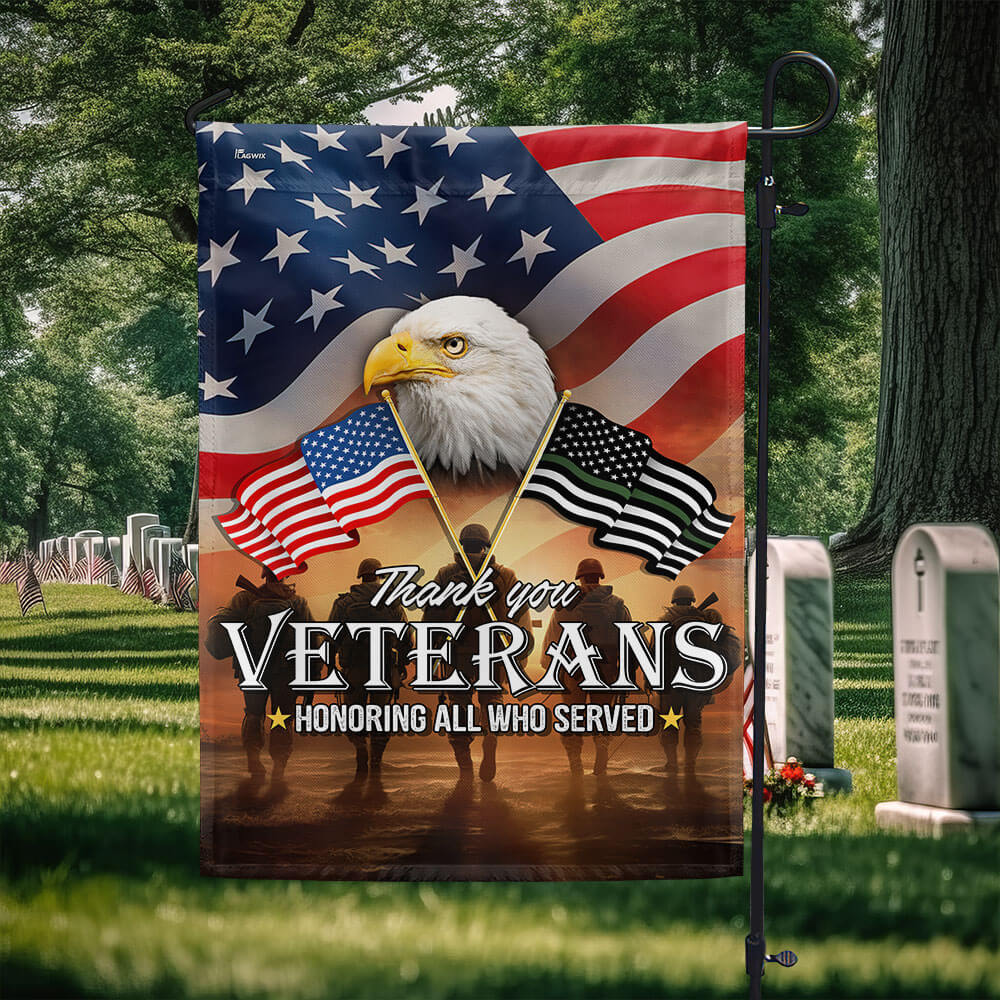 Memorial Day Thank You Veterans American Eagle Flag Patriotic Veterans Day Memorial American Flag