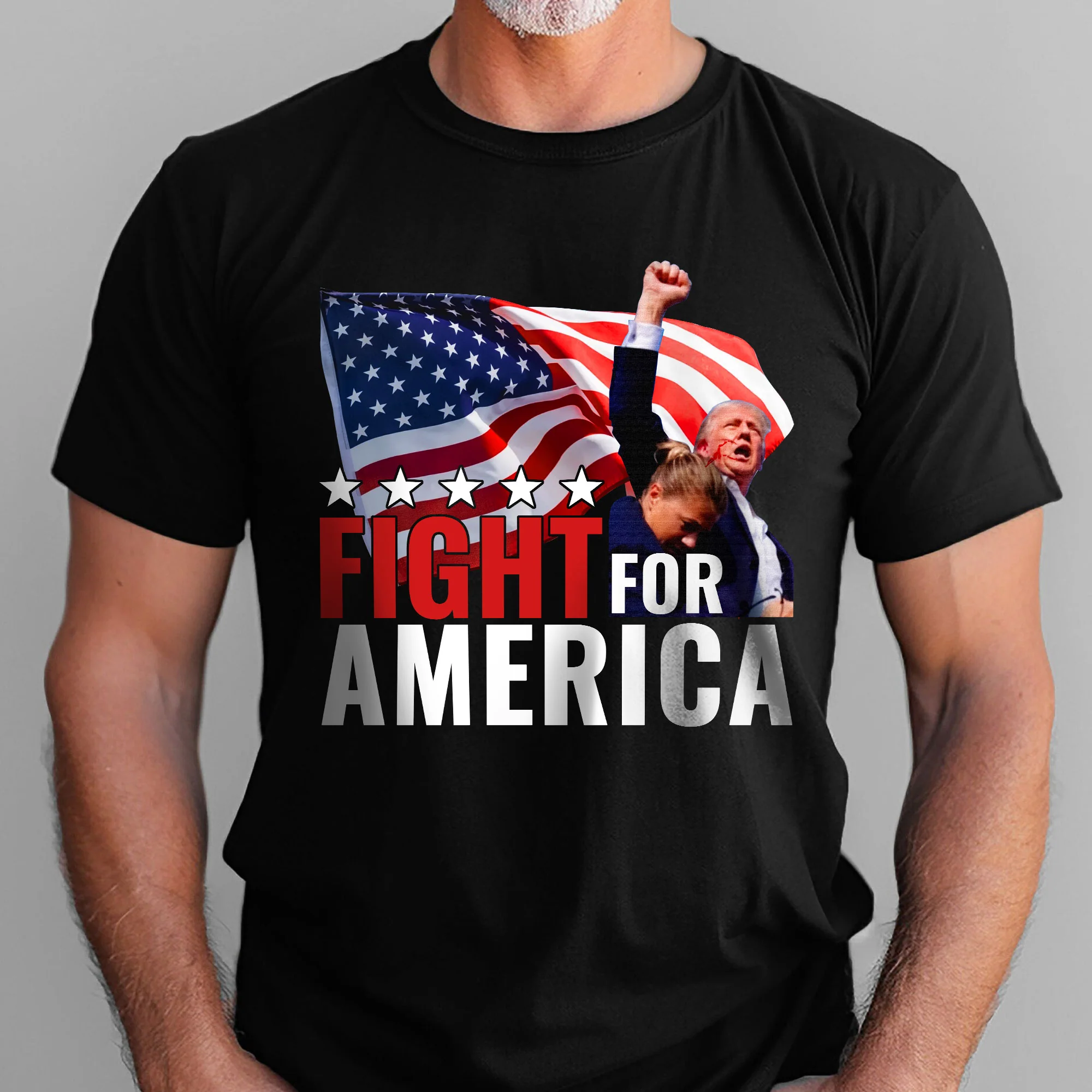 Fight for America, Donald Trump Shooting Voting Felon T-shirts