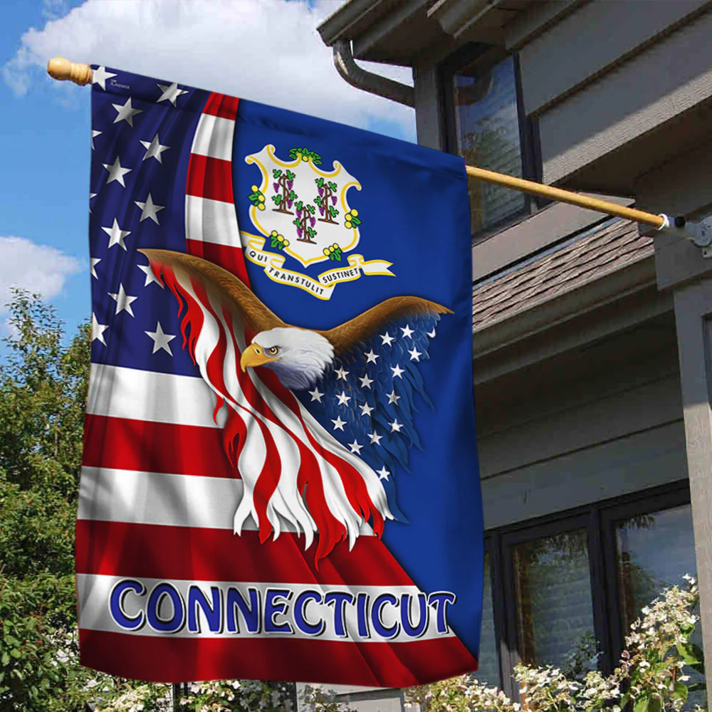 Connecticut Eagle Flag MLH1774Fv10