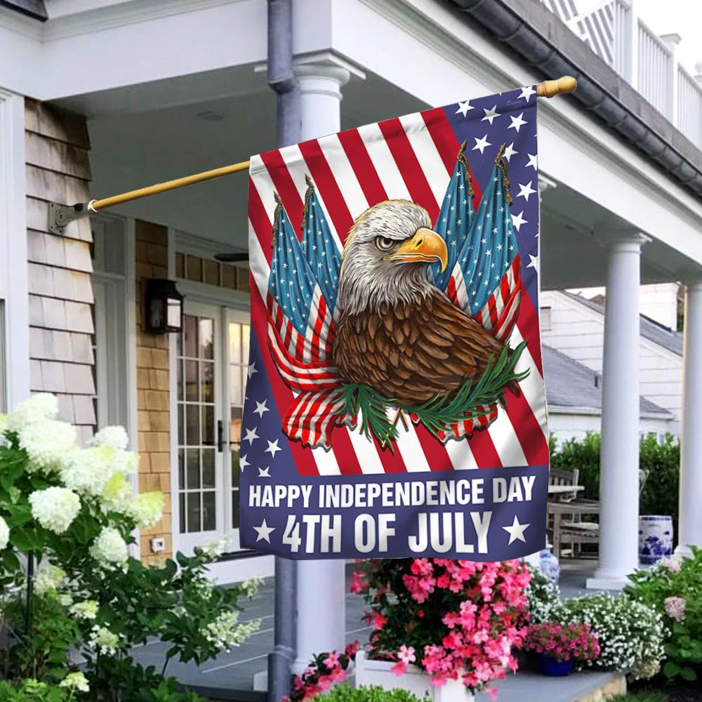 Bimipi American Flag - Patriotic Eagle Happy Independence Day 4th of july Flag