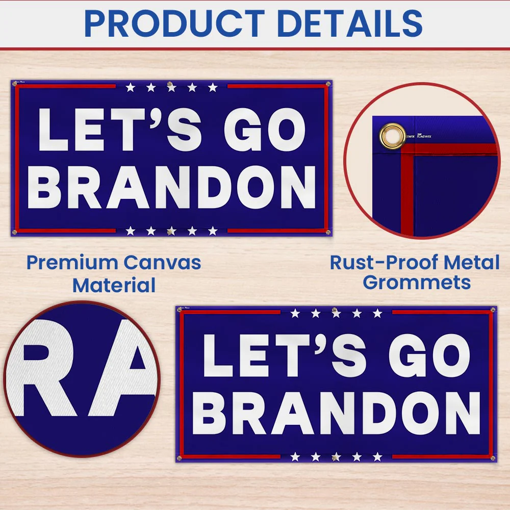 Let’s go Brandon Fence Banner