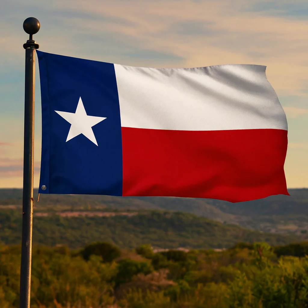 Texas State Grommet Flag