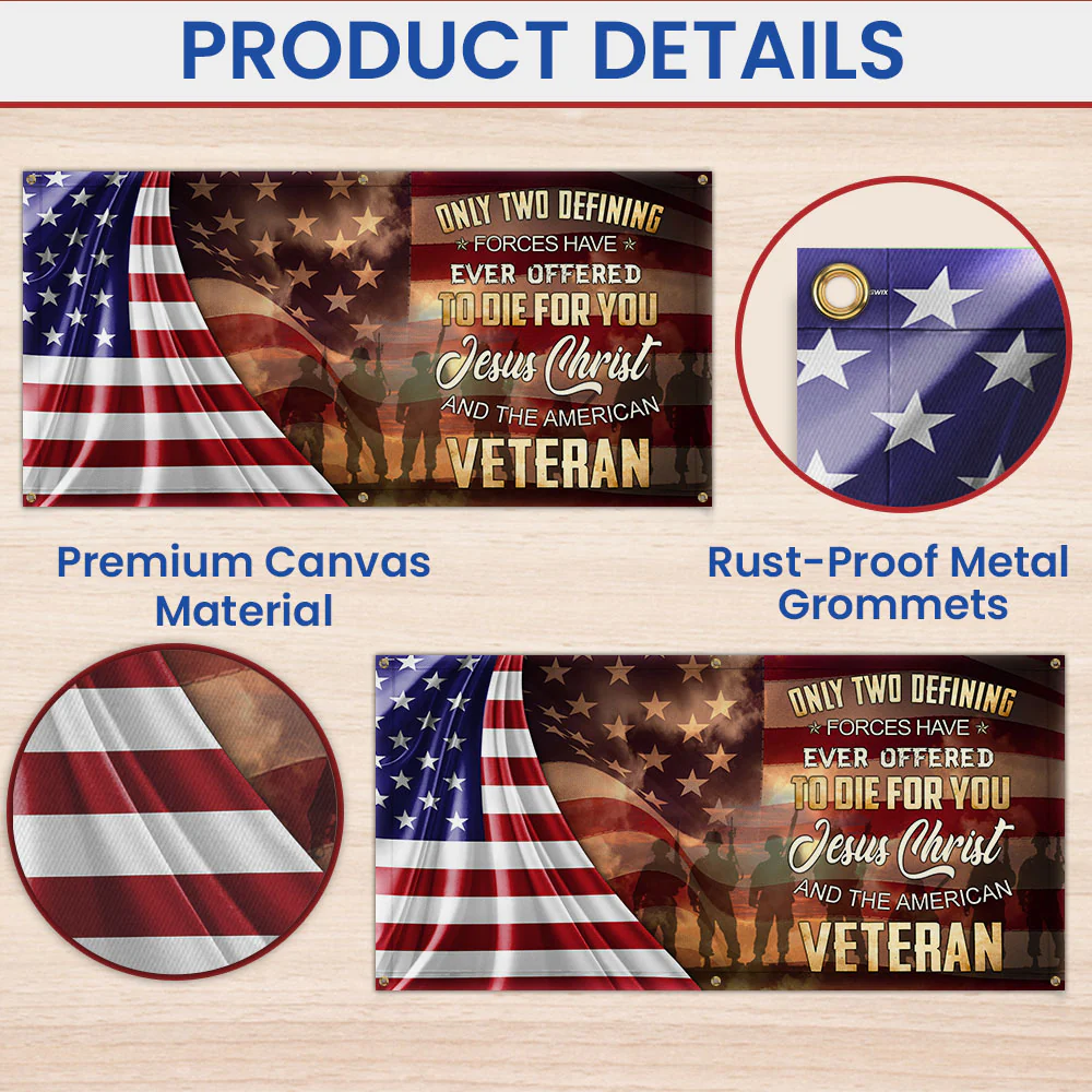 Memorial Day Owe To God And The American Veteran Fence Banner