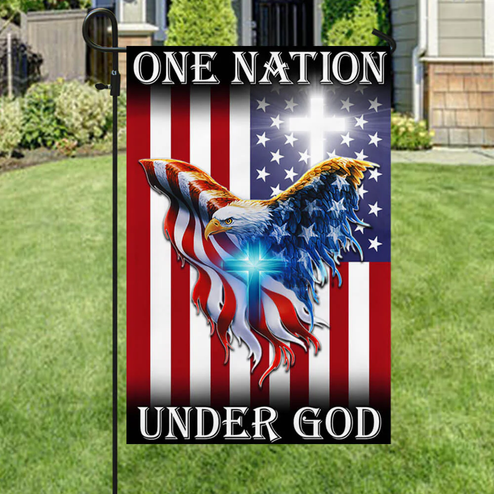Bimipi American Flag - One Nation Under God American Eagle Flag THB3602Fv2n