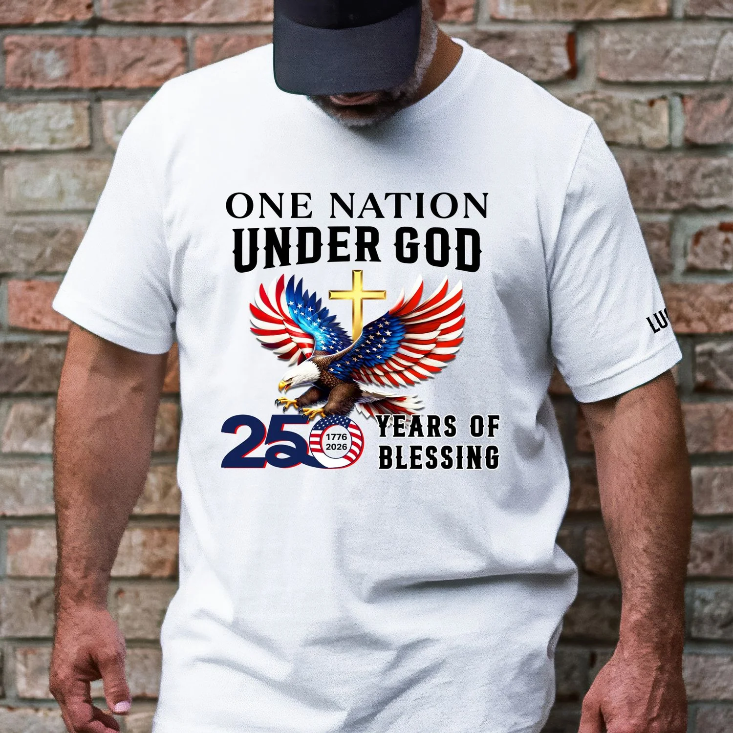 250 Years of Blessing Personalized T-shirt | One Nation Under God Shirt