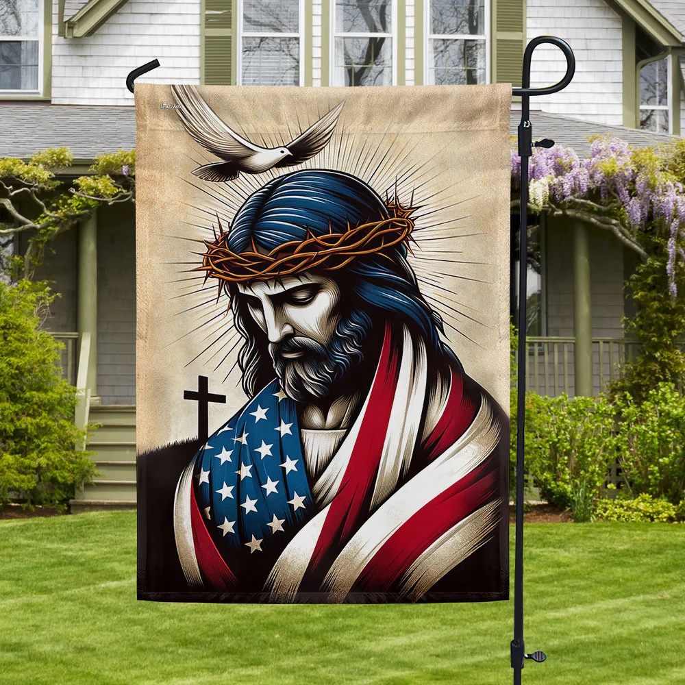 Bimipi  Jesus  Don't Be Afraid Just Have Faith American Flag