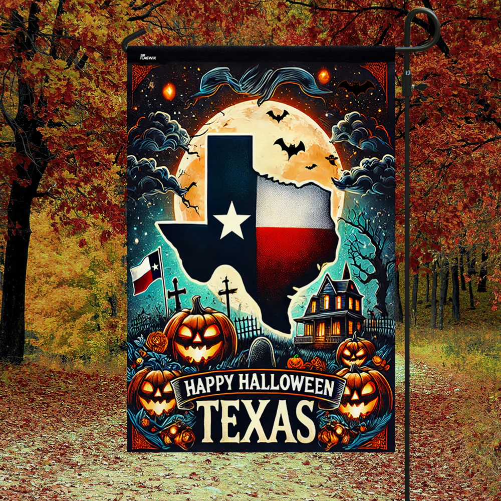 Texas Halloween Flag
