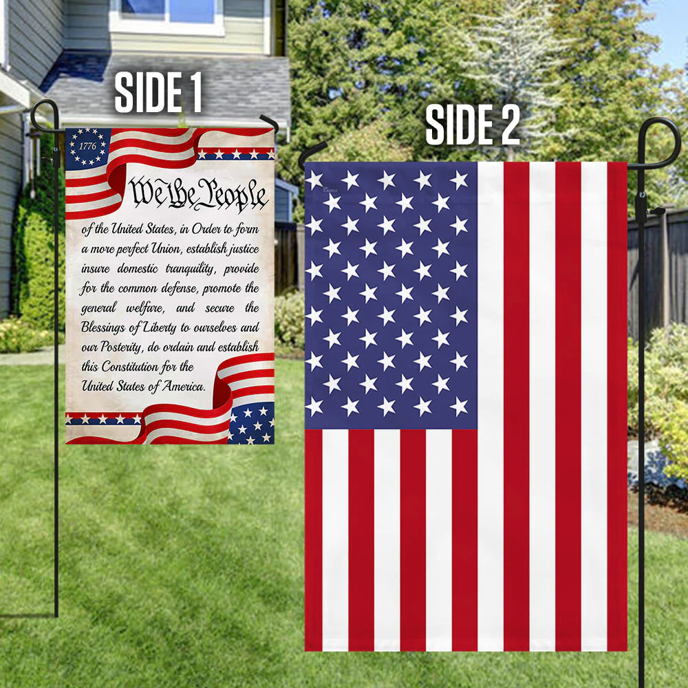 Bimipi American Flag - We The People Patriotic American Betsy Ross 1776 Two-Sided Flag TPT742Fv1