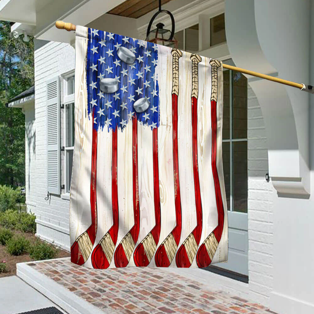 Hockey, Ice Hockey American Flag