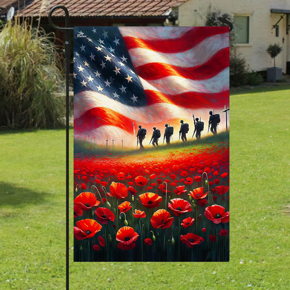 Bimipi Memorial Day Remembrance Of Fallen American Flag