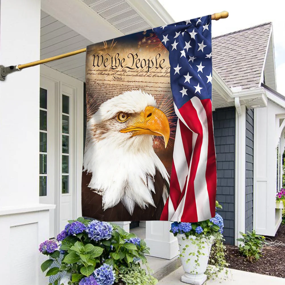 Bimipi American Flag - We The People 4th of july Flag – Patriotic Eagle American Flag