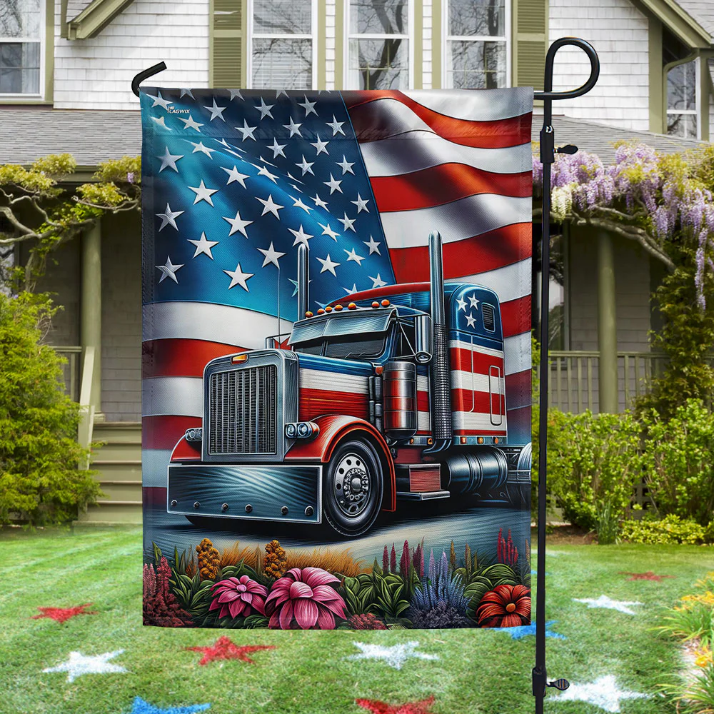 Trucker American Flag