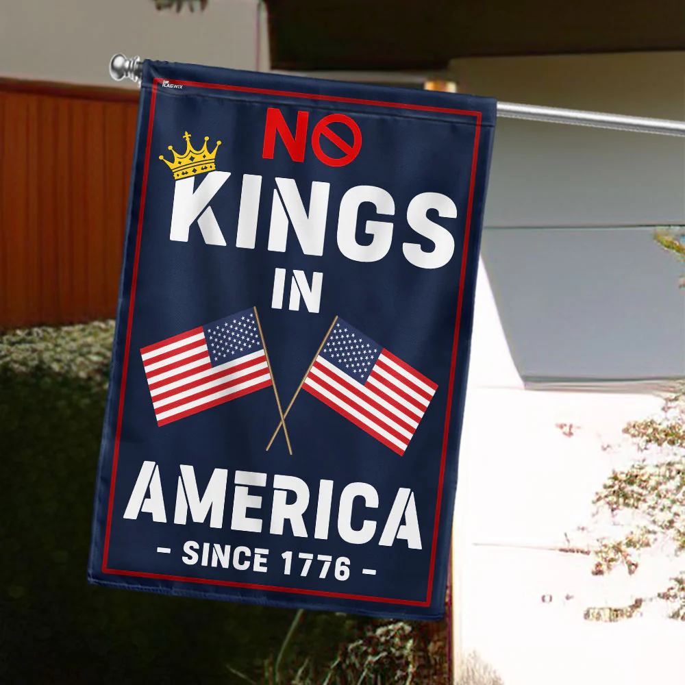 Bimipi American Flag - No Kings in America Flag