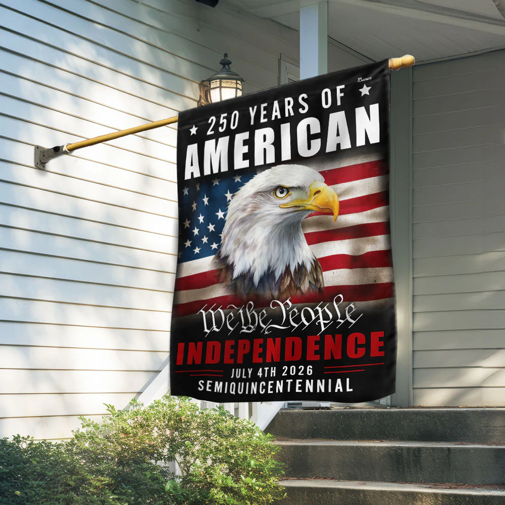 Bimipi American Flag - America 250th Anniversary We The People Eagle Flag