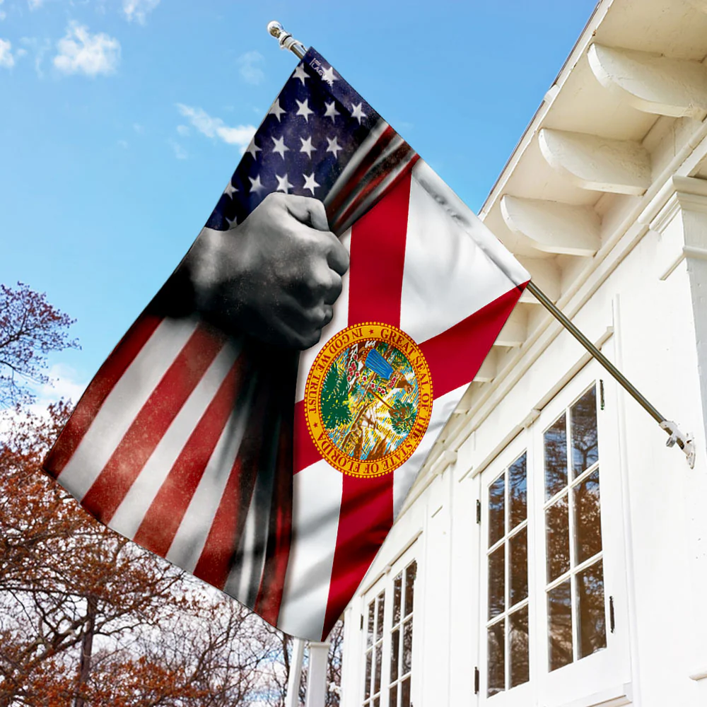 Florida State American Flag