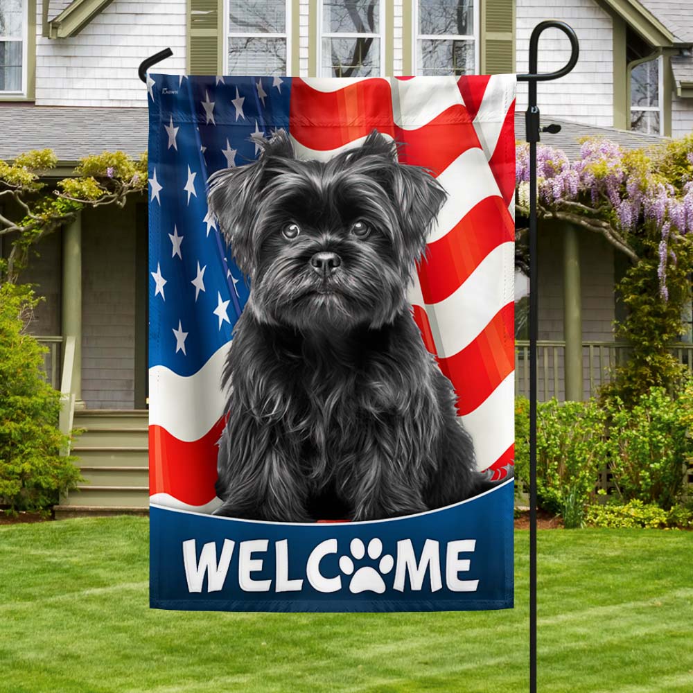 Affenpinscher Dog 4th Of july American Flag TQN1226Fv4