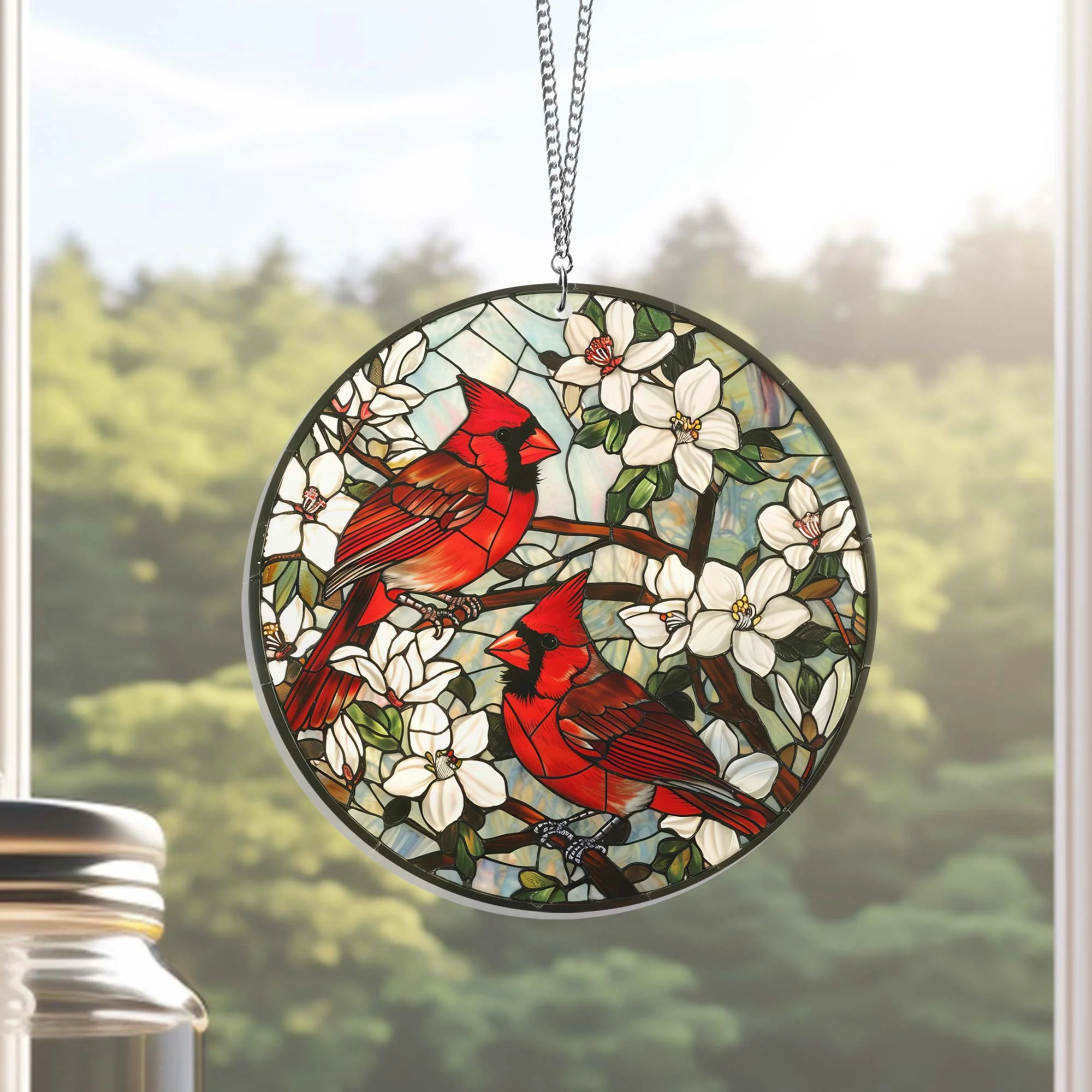 Cardinals Suncatcher Acrylic Hanging TPT2096ASn