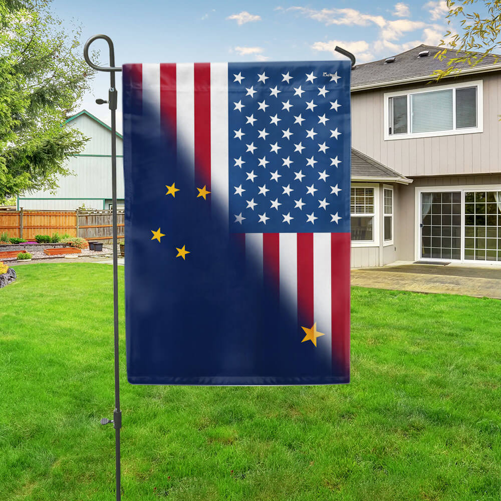 Alaska American Flag