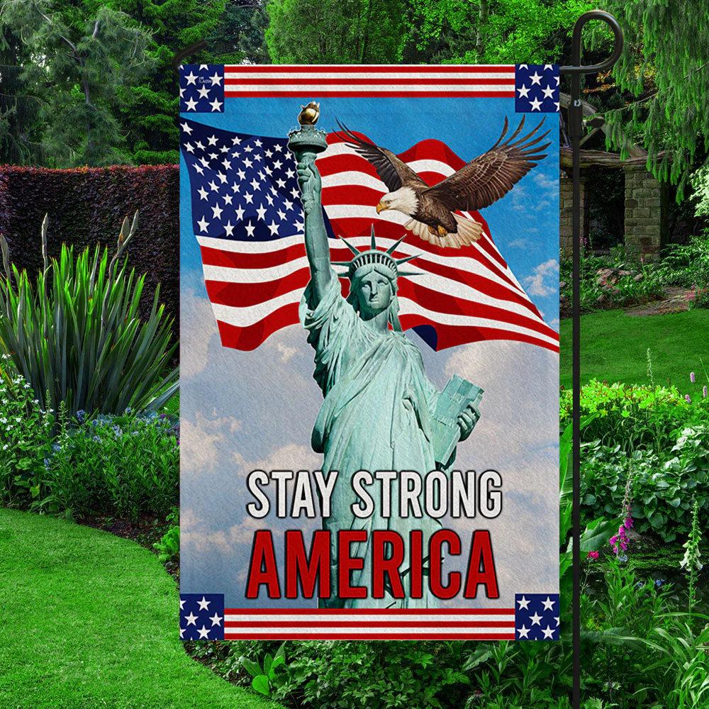 Bimipi American Flag - Stay Strong America Patriot Eagle Independence Day Flag