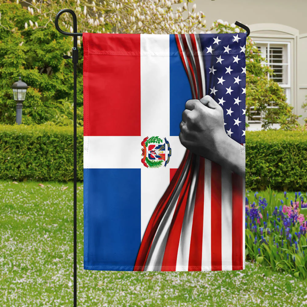 Dominican-American Flag