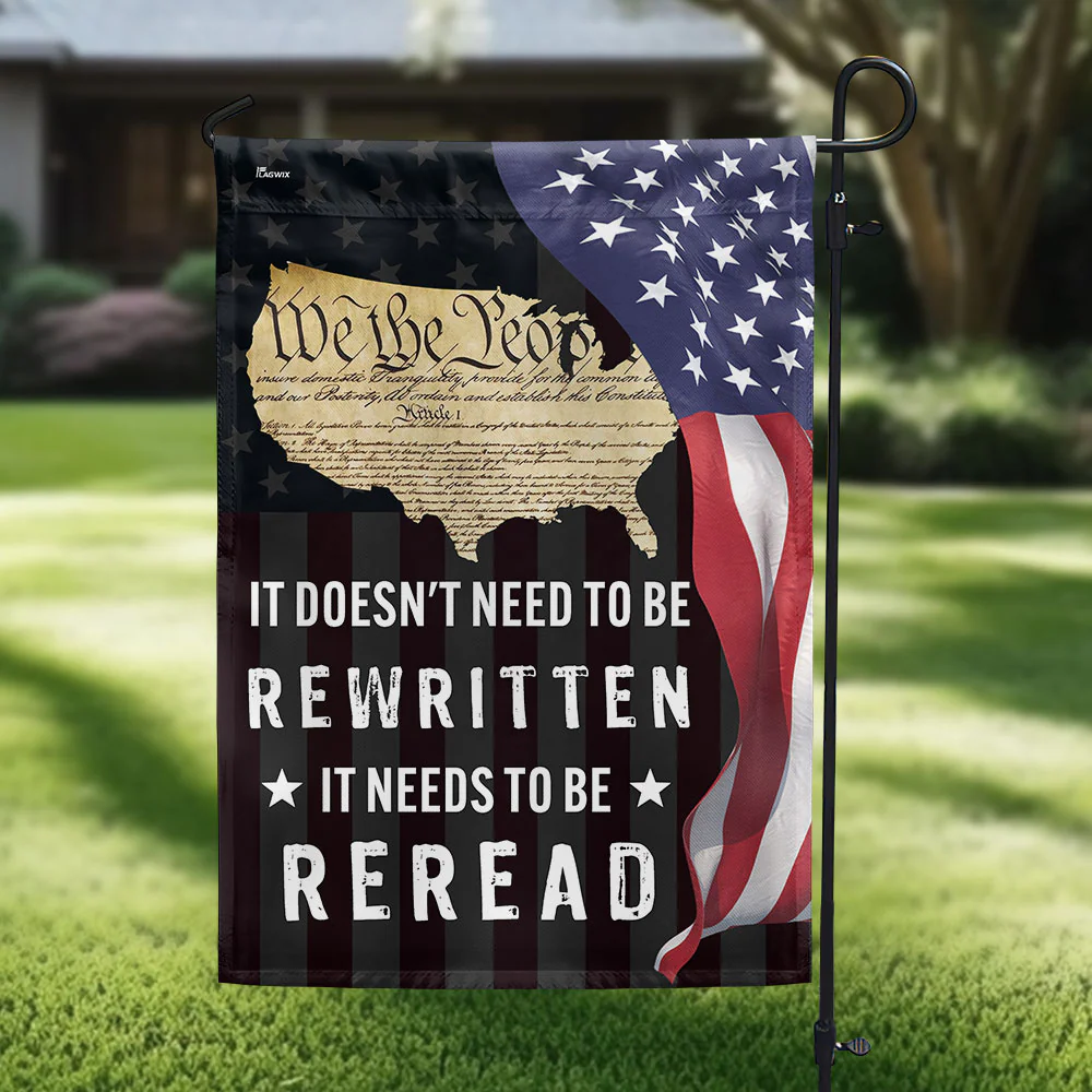 Bimipi American Flag - Patriotic 4th of july, It Needs To Be Reread, We The People American Flag