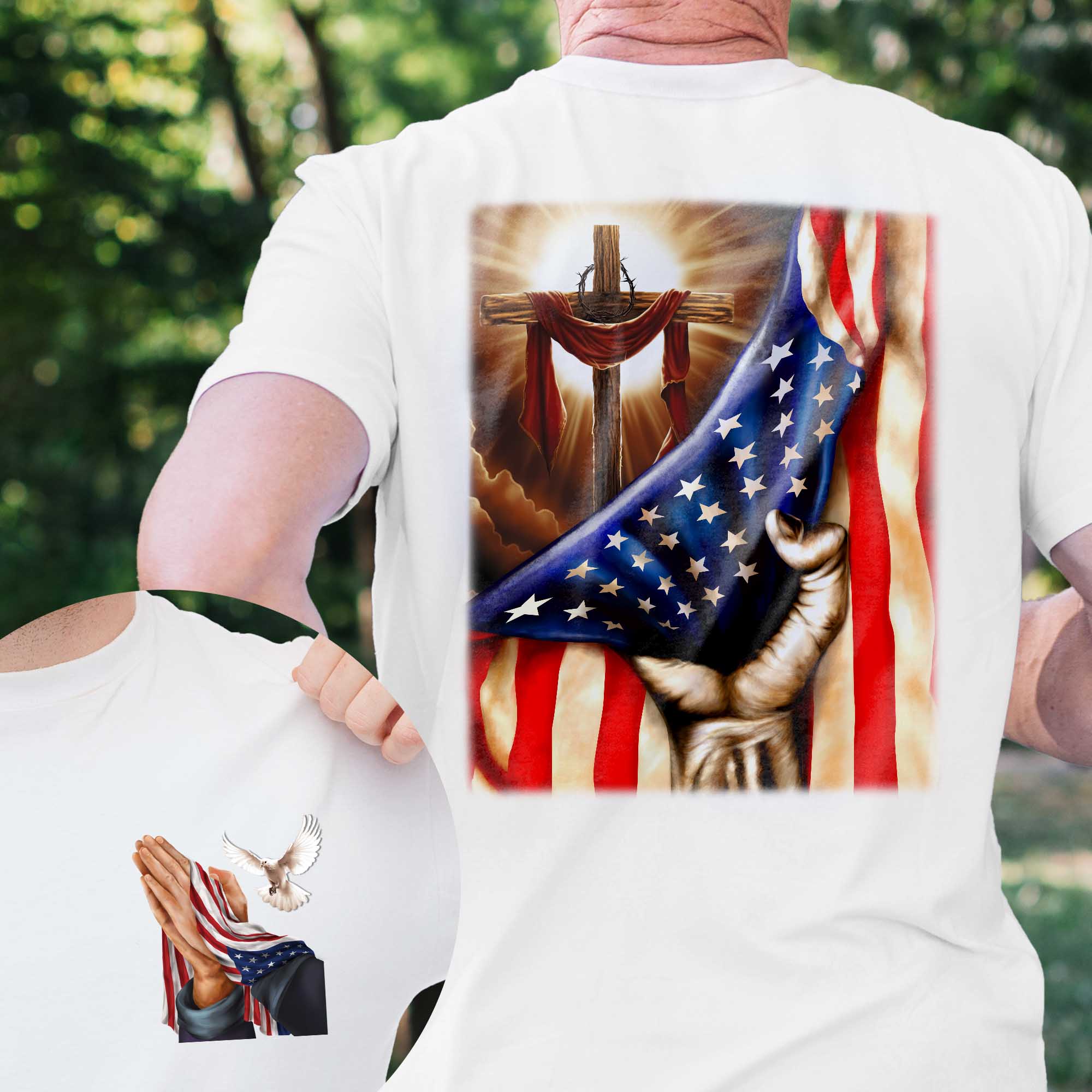 Christian Cross American T-Shirt
