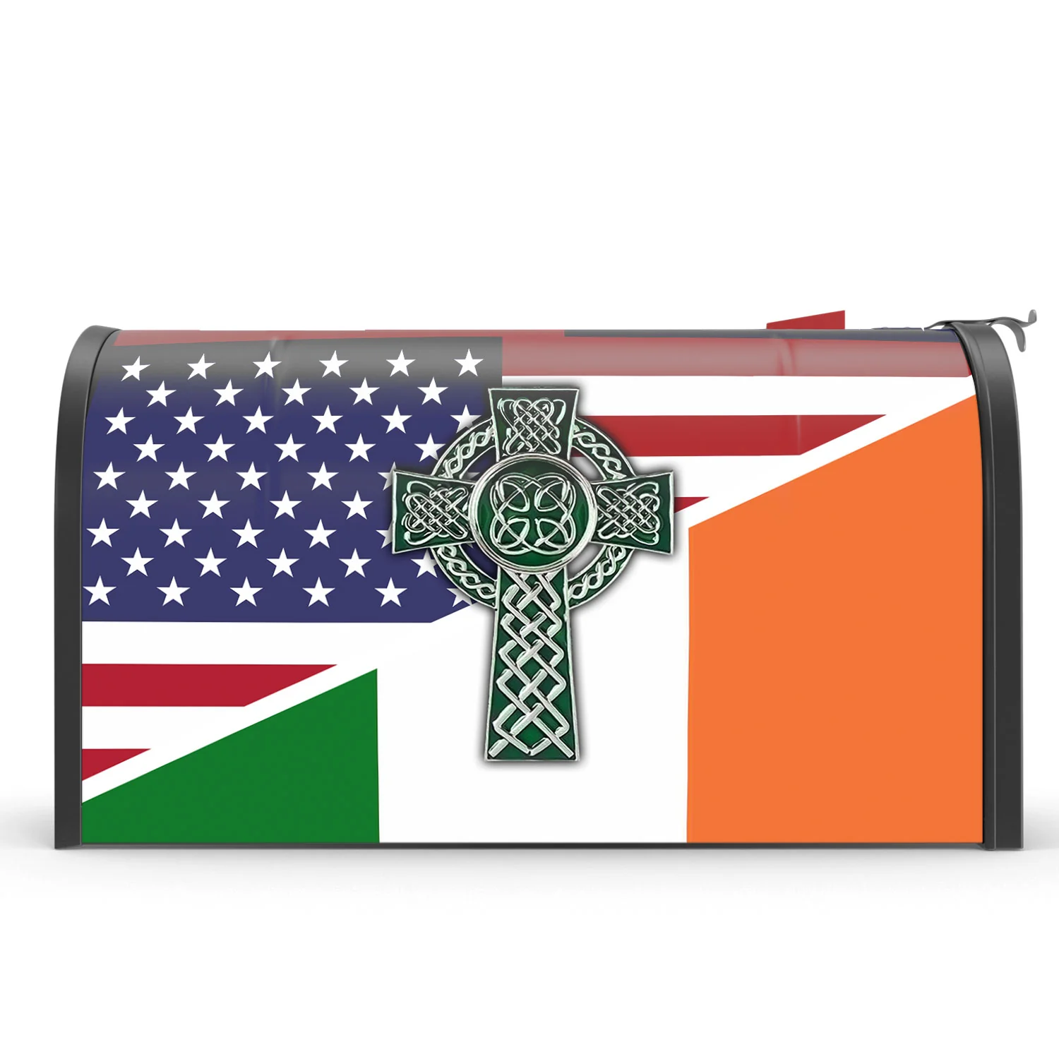 Irish American Celtic Cross Garden Flag & Mailbox Cover Saint Patrick’s Day