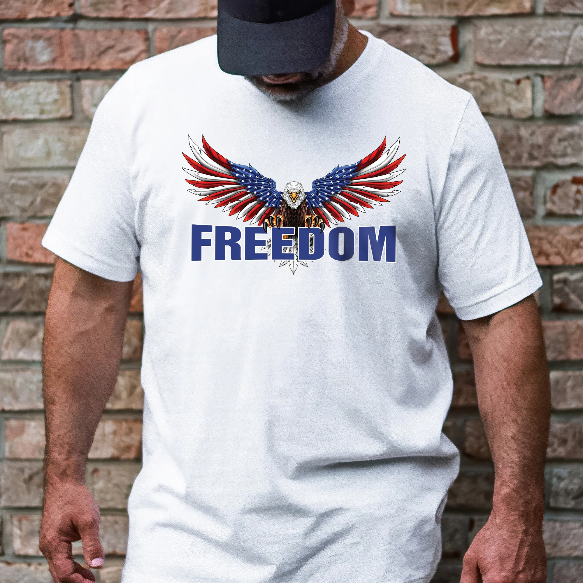 Patriotic Charlie Kirk Freedom Eagle, Speech of Freedom T-Shirt