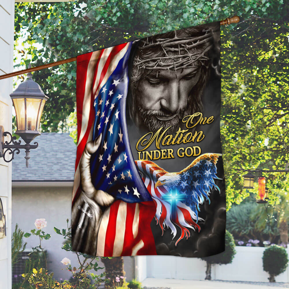 Bimipi American Flag - One Nation Under God US Flag