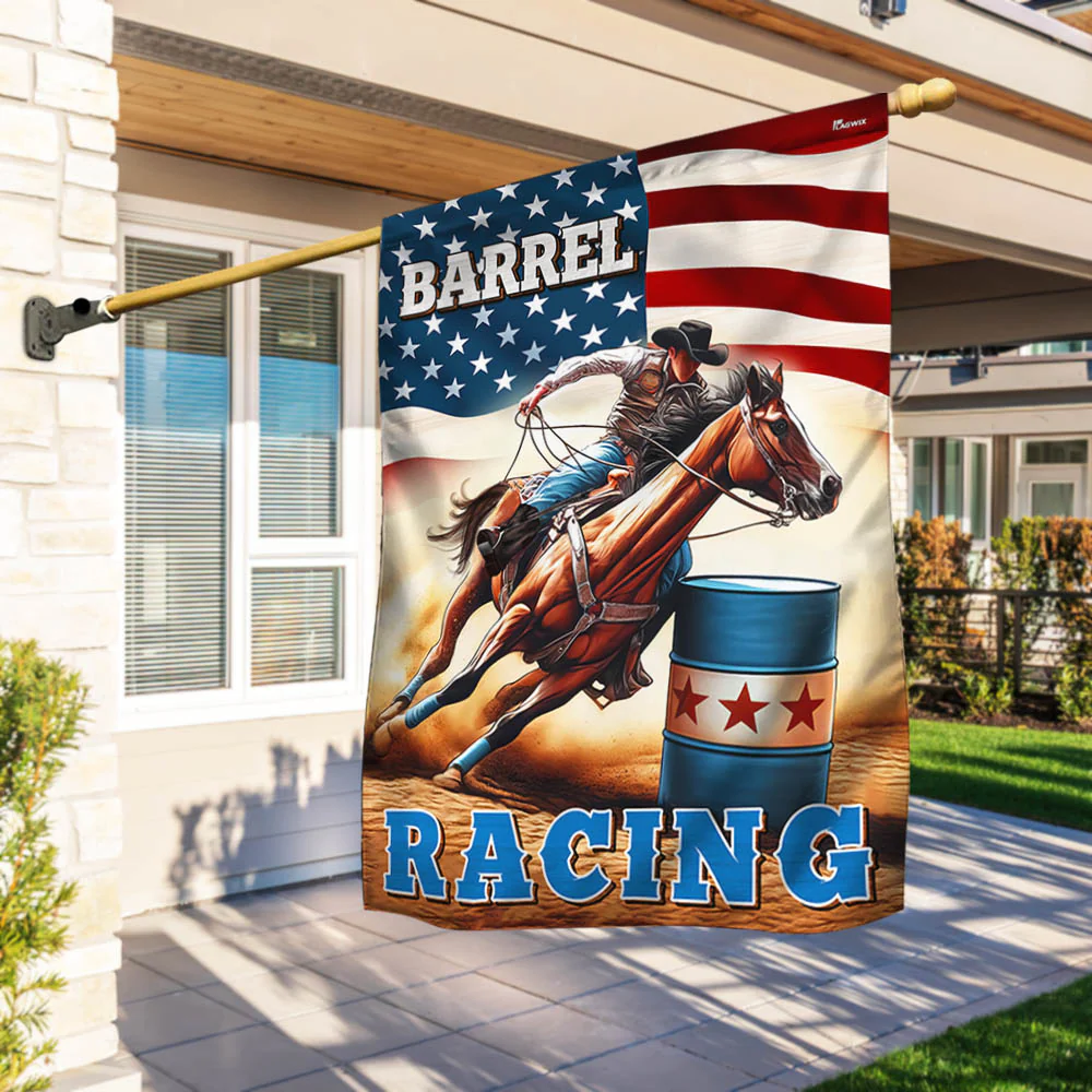 Bimipi Barrel Racing American Flag