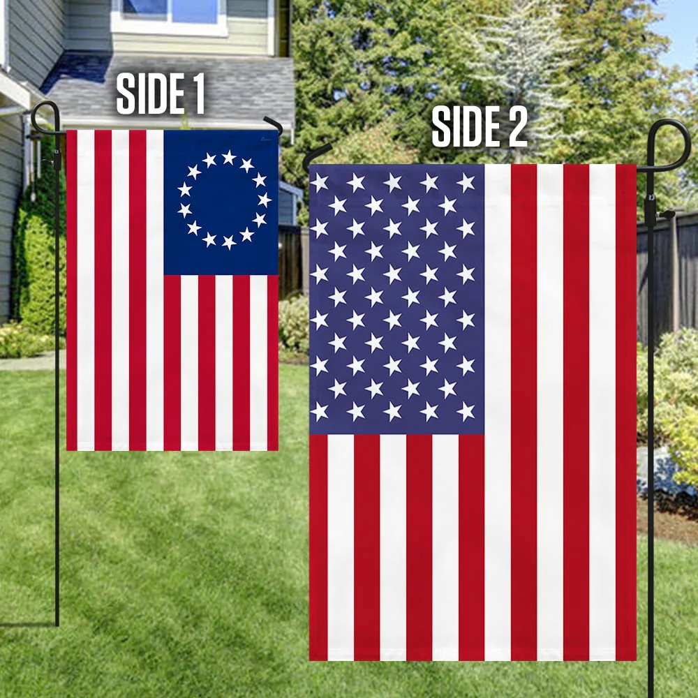 Bimipi American Flag - Betsy Ross American Two-Sided Flag TPT922Fv1