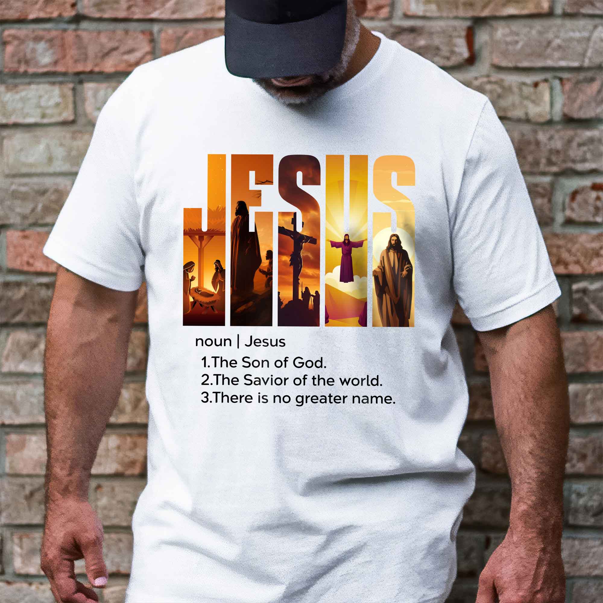 Gifts For Jesus Lover, Vintage Christian, Religious Shirt, Jesus Definition T-shirt