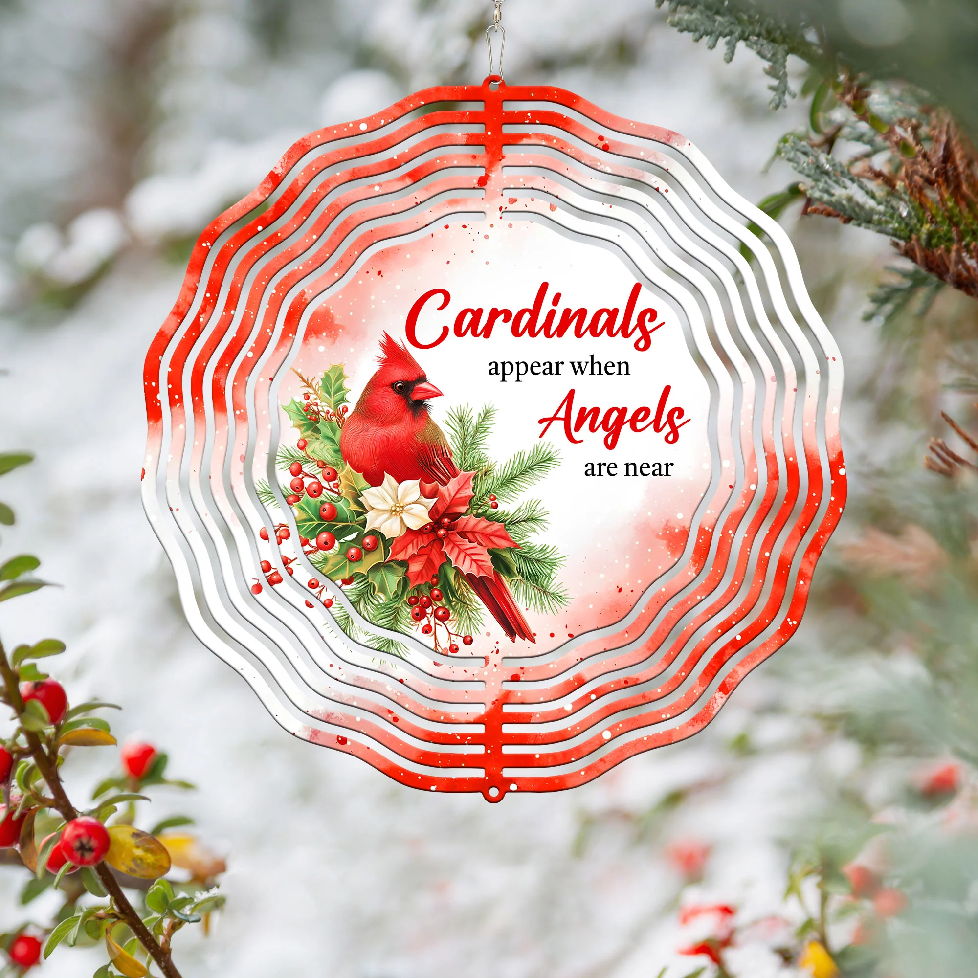 Cardinal Wind Spinner Cardinals Appear When Angels Are Near