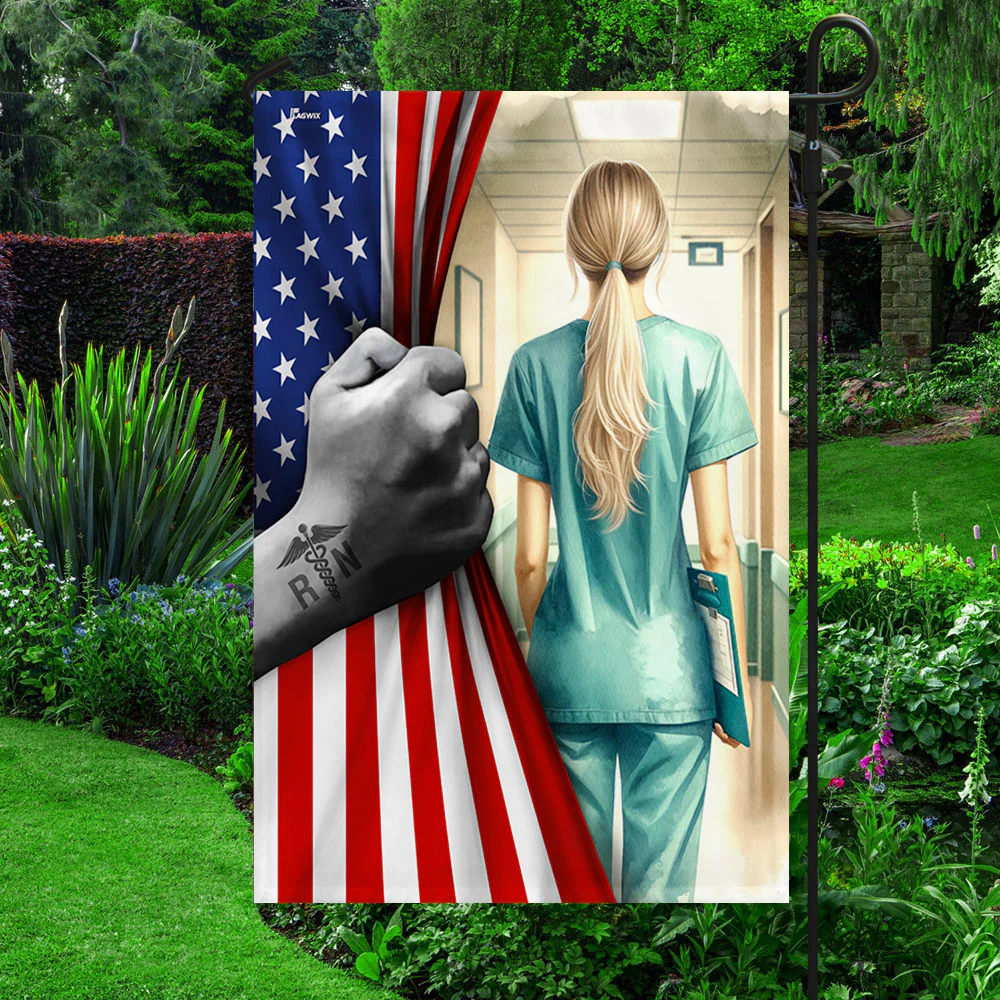 Bimipi Nurse American Flag
