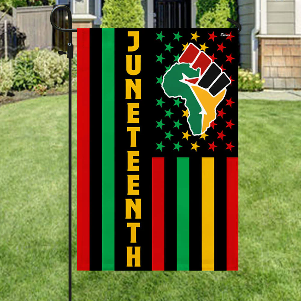 Bimipi Juneteenth African Fist American Flag