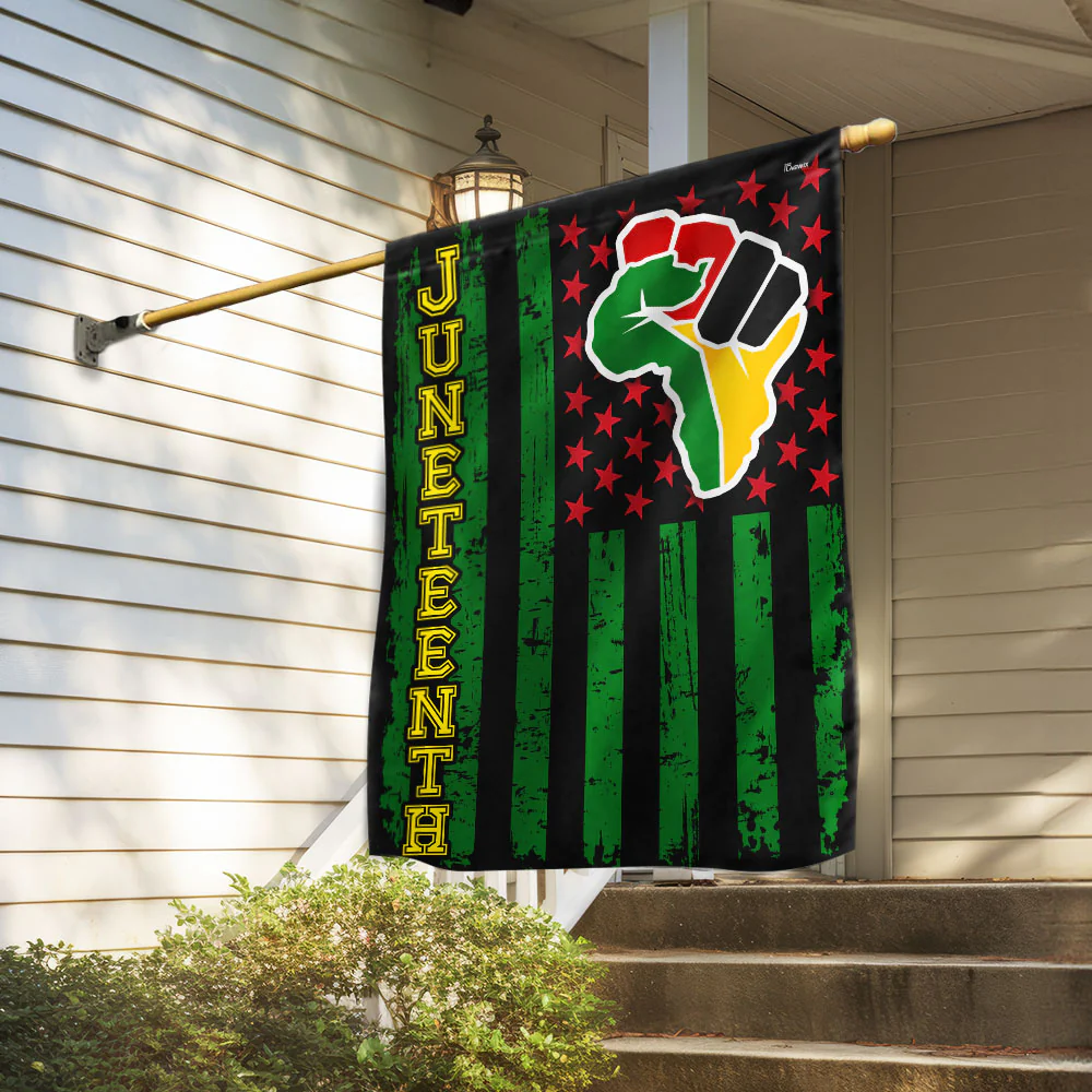 Juneteenth. African American Flag