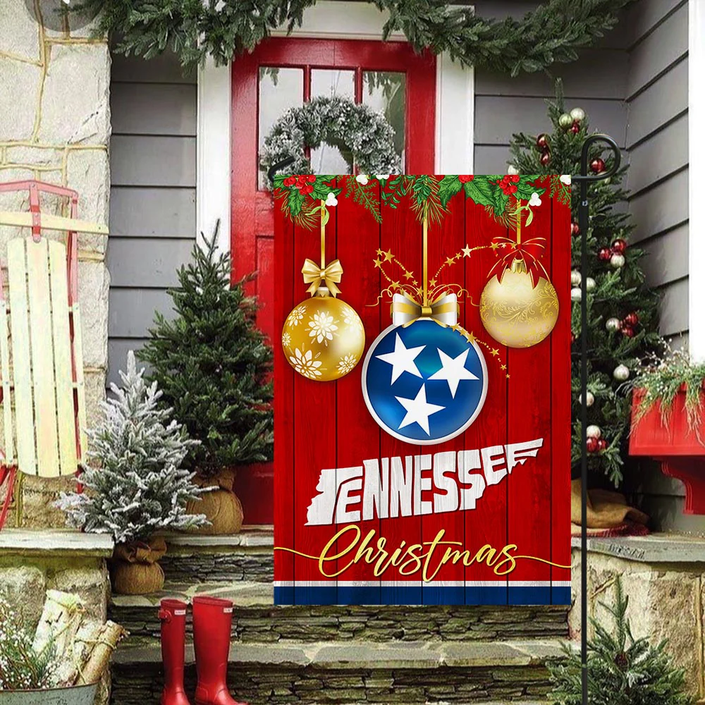 Tennessee Christmas Flag