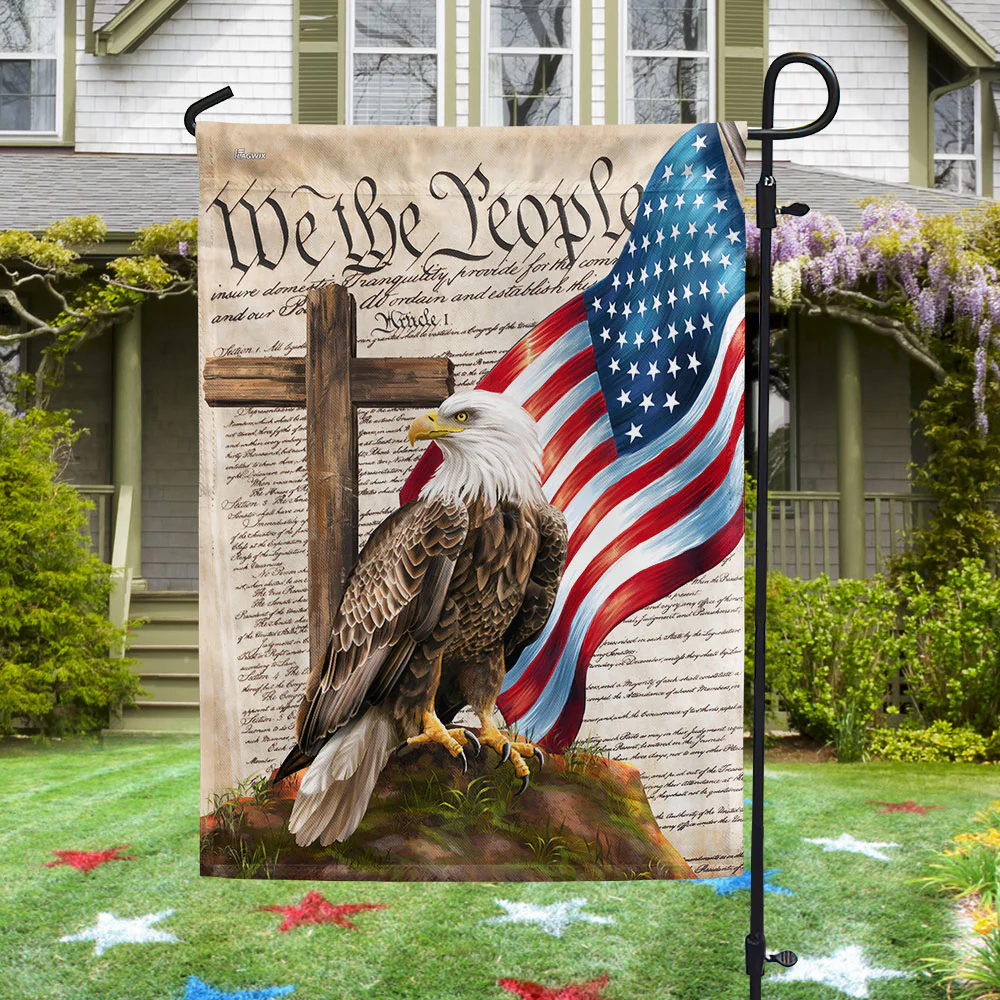 Bimipi American Flag - God Bless America We The People Patriotic Independence Day Flag
