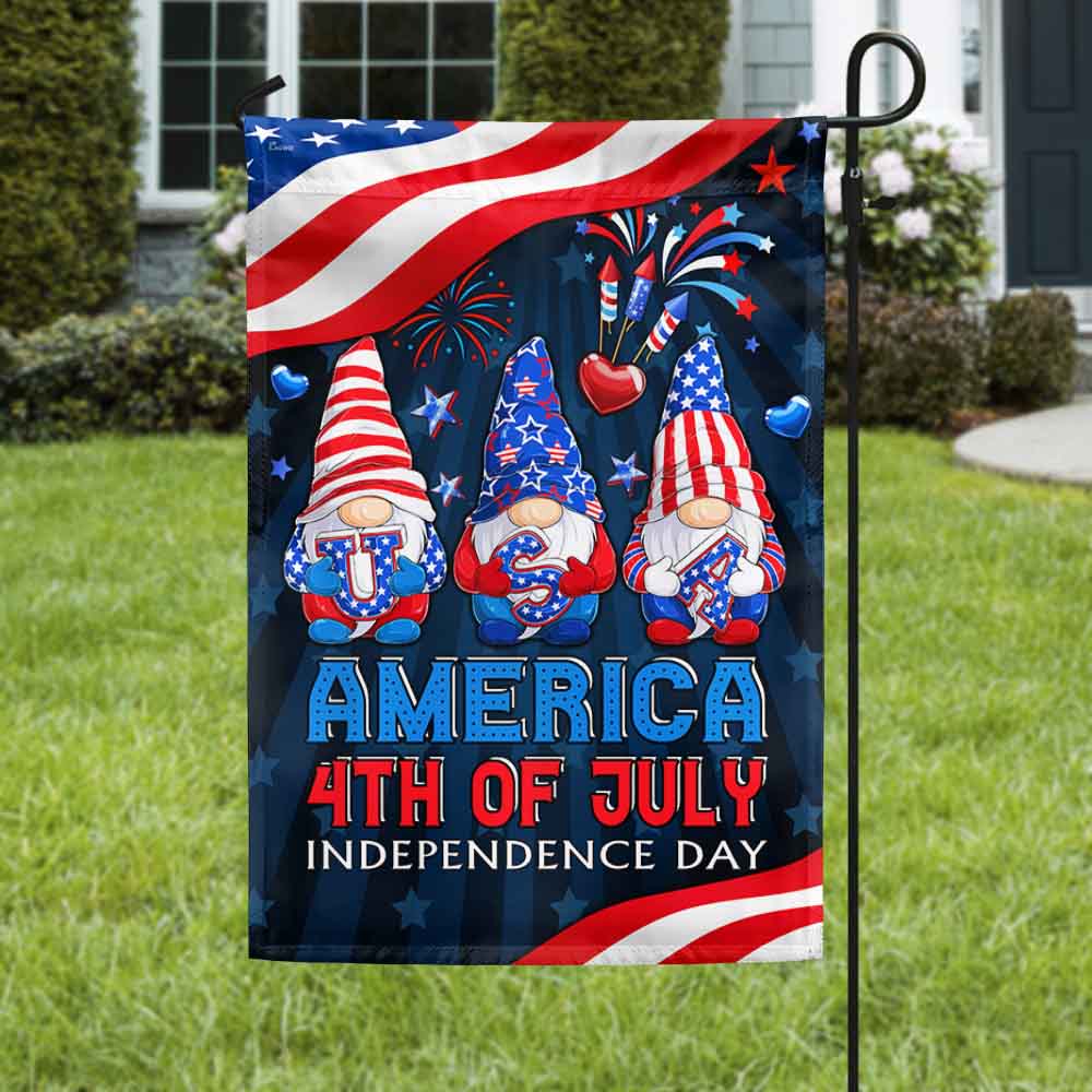4th of july Gnomes Independence Day American Flag