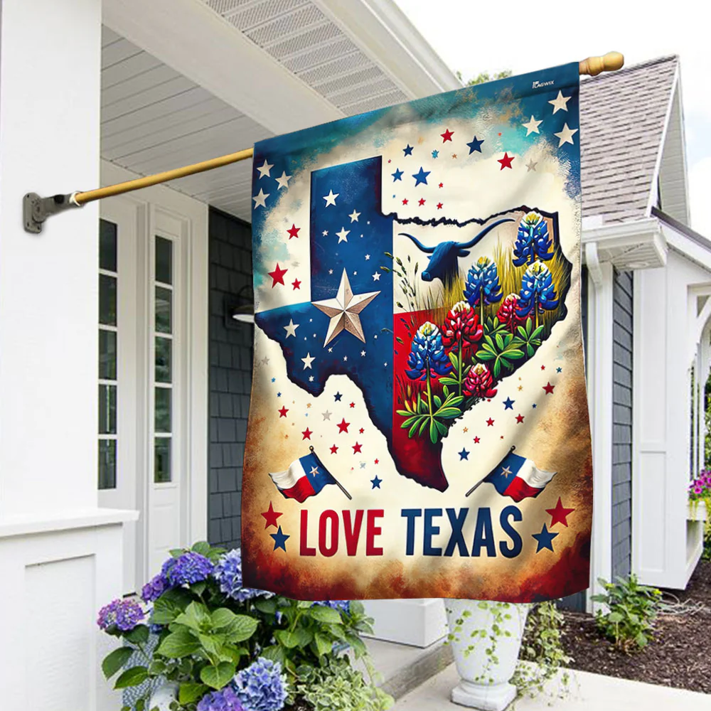 Bimipi Love Texas Flag