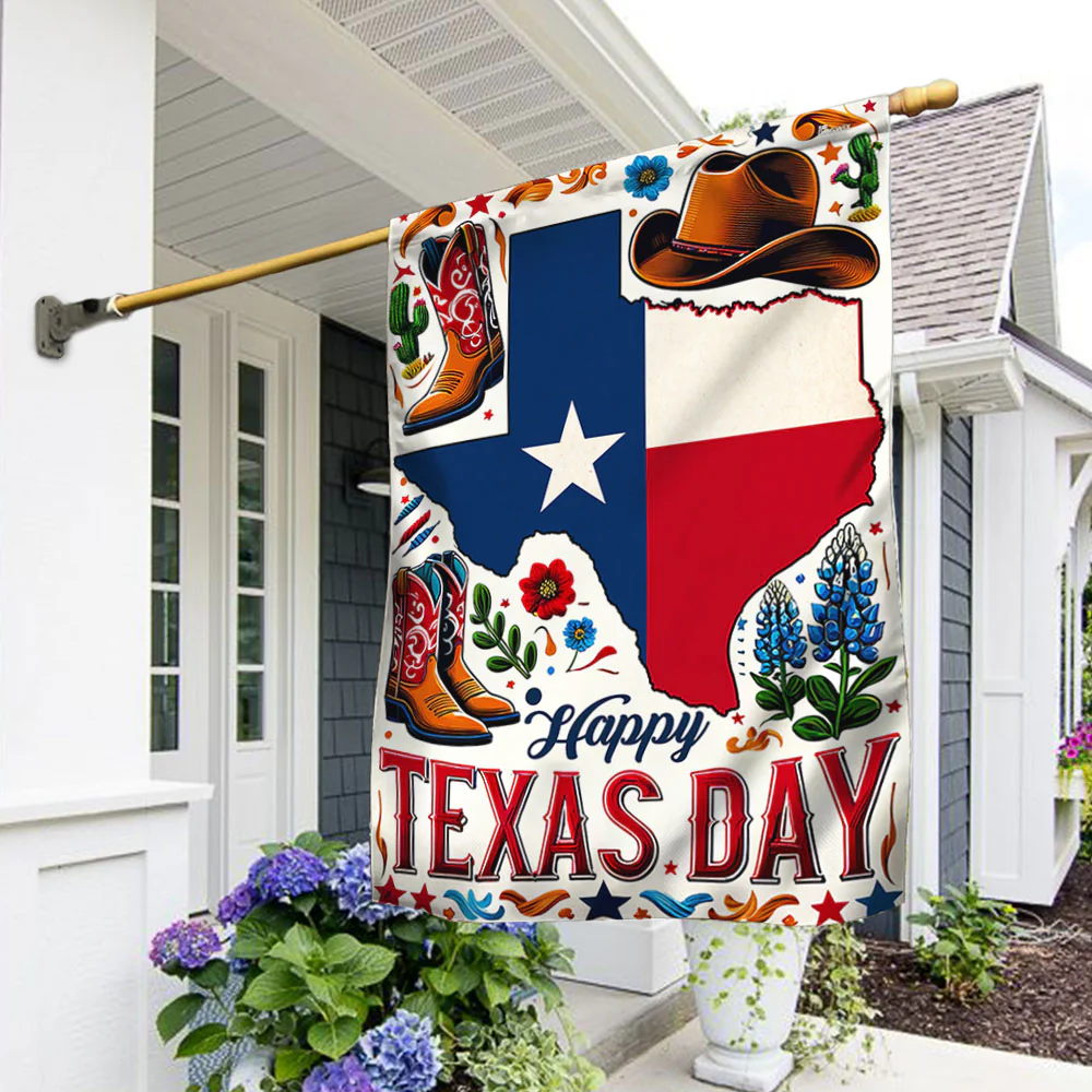 Bimipi  Happy Texas Day Texas Lone Star State Flag
