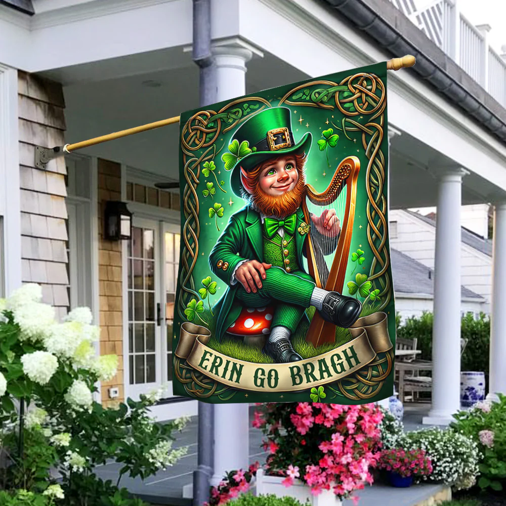 Bimipi  St Patrick's Day Erin Go Bragh Irish Flag