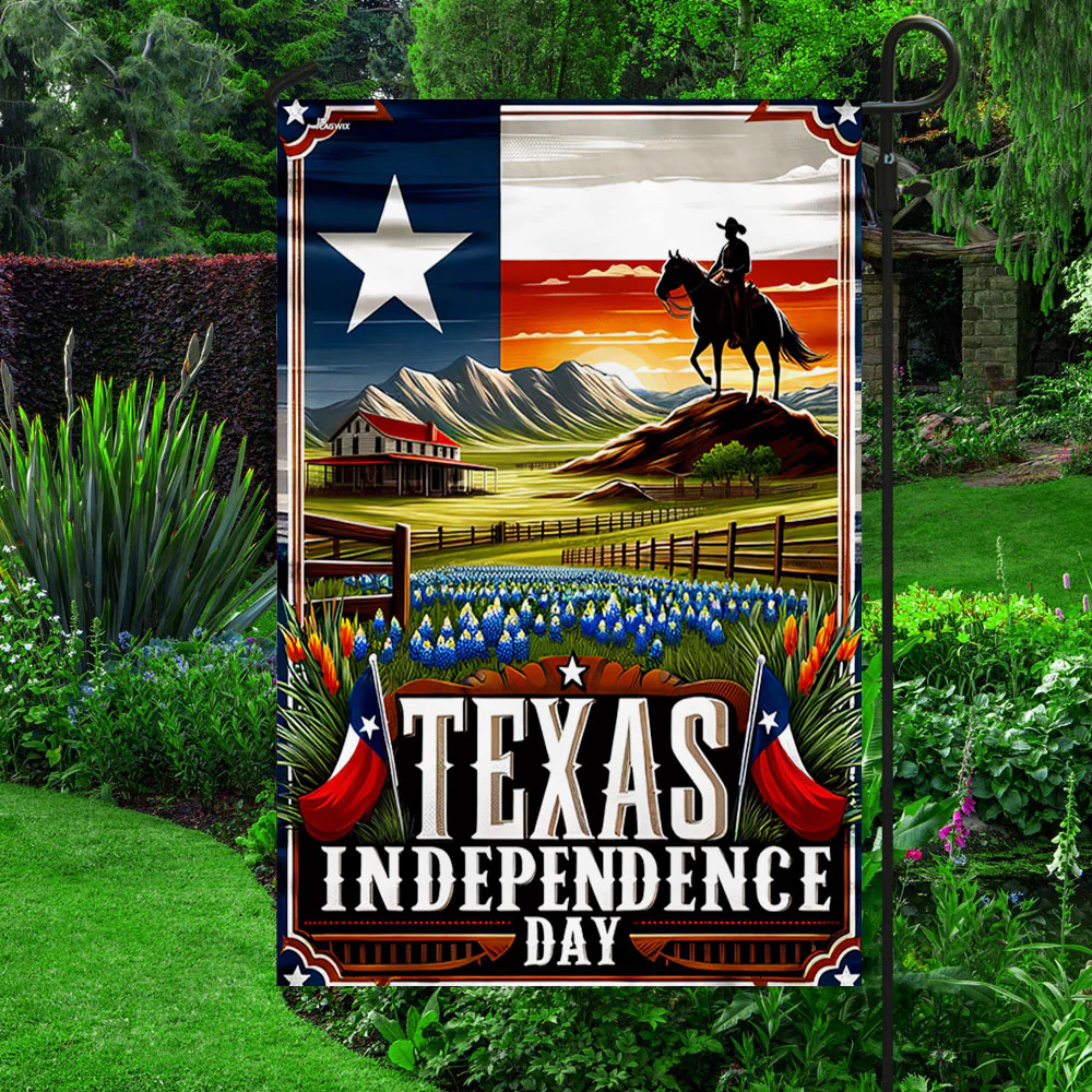 Bimipi  Texas Independence Day Flag