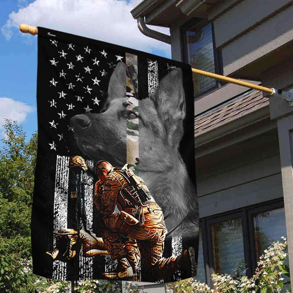 Military Dog American Flag TTV394Fv1